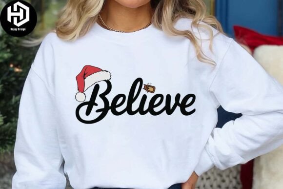 Believe SVG, Christmas Family Shirts SVG: Modern Illustrations for Publishers
