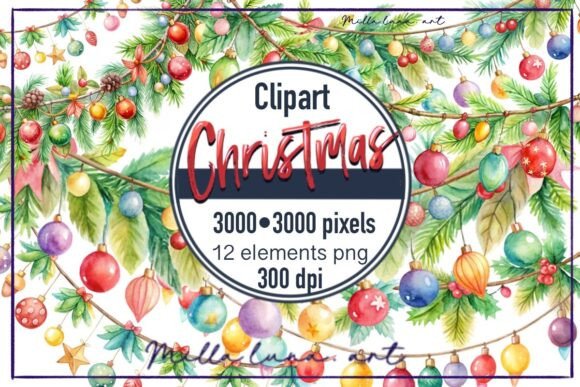 Christmas Fir Garland New Year PNG: A Designer's Review of Festive Illustrations