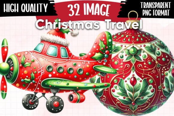 Christmas Travel Clipart Part 1: A Designer's Stitch-Test Review