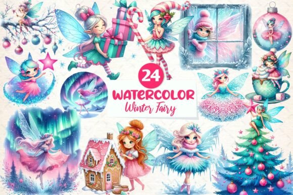Christmas Winter Fairy Clipart Review