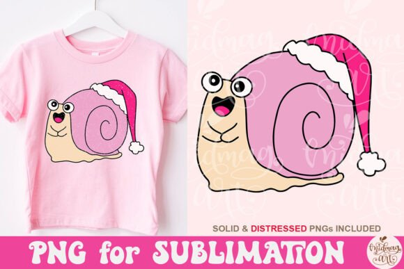 Cute Christmas Snail Png, Christmas PNG