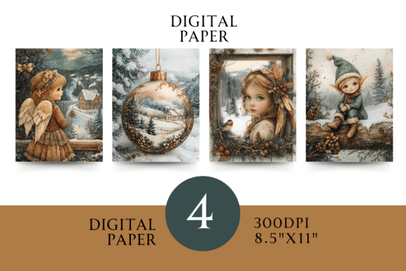 Elf Fairy Christmas Paper JPG: A Designer’s Review for Brand Identity and Illustrations