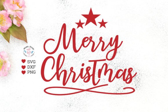 Merry Christmas Cut File and Clipart Review