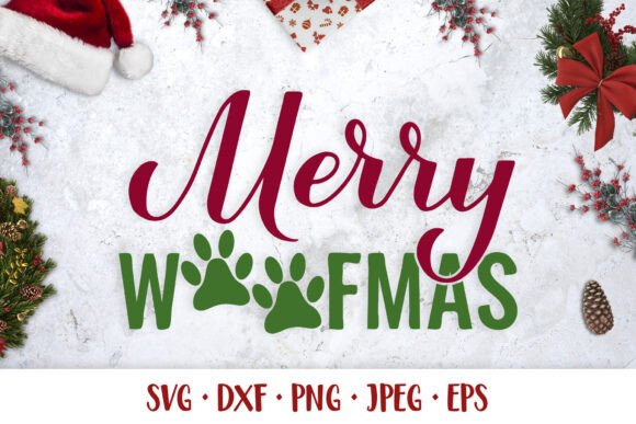 Merry Woofmas SVG. Dog Christmas. Funny: A Designer’s Review for Modern Brand Identity and Illustrations