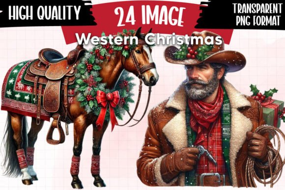 Western Christmas Clipart Part 3: A Designer's Real-World Review
